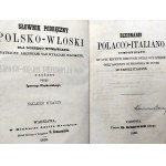 Pląskowski - Słownik Polsko Włoski - Warszawa 1860