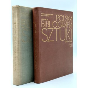 Polska Bibliografia Sztuki - 1801 - 1944 - Tom I - cz.1-2 - MALARSTWO POLSKIE