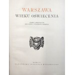 Kott J. - Warszawa wieku oświecenia -Warszawa 1954