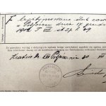 Rodný list - Izraelská metrika v Podgórze - Krakov 1917