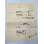 Fürsorgeheim in Lemberg - Brief an die Provinzialverwaltung 1937