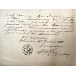 Dopis okresnímu soudu v Dolině [Kresy] - 1881
