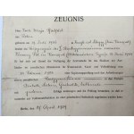 Berlínská univerzita - Maturitní vysvědčení - povolení ke studiu - Berlín 1929