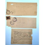 Returned Recipe - Stamps Ropczyce, Biala, Chorzow, Przemyśl - 1925/38
