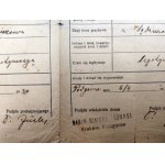 Registračná karta - Krakov Podgórze - pečiatka rabína , Podgórze 1920 r.