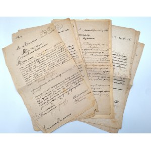 Zbiór 23 odpisów metrykalnych - akty oznaczania wieku - Miedzyrzec XIX i XX wiek