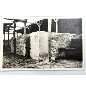 Pohlednice - Majdanek - plynové komory - známky Majdanek Days 1962