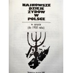 Tomaszewski J. - Najnowsze dzieje żydów w Polsce - {bis 1950 } Warschau 1993
