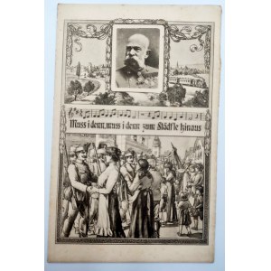 Postkarte Kaiser Franz Joseph [ Erster Weltkrieg].