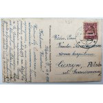 Postkarte - Von der Erstürmung der Wola Warschau 1831 - adressiert an die Frau des Hauptmanns des K.O.P. Bataillons