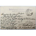 Pocztówka patriotyczna - POLONIA - 1915 rok [ stempel feldpost]