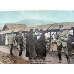 Pocztówka - Kresy - Skole - Trzech mędrców na rynku w Skole - 1916 rok
