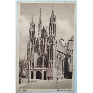 Postkarte - Vilniuser St. Anna-Kirche - 1939