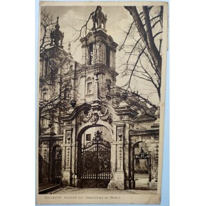 Pohlednice - Krakov. Katolický kostel svatého Stanislava na Skalce - 1939