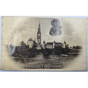 Pocztówka - Pamiątka z Częstochowy - rok 1935