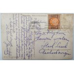 Postkarte - Warschau - Lazienki-Palast - 1923