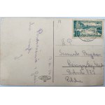 Postkarte - Danzig - Moltawa - Briefmarke der Freien Stadt Danzig