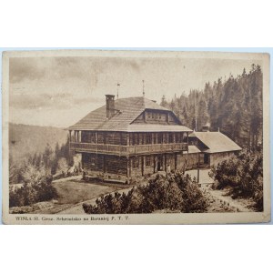 Postkarte - Weichsel - Schutzhütte an der Baranya - ehemaliges habsburgisches Jagdschloss