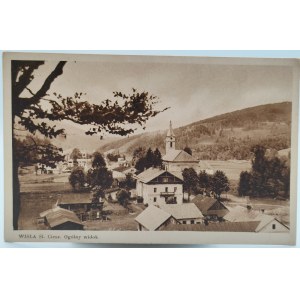 Pocztówka - Wisła - Widok ogólny - ok. 1936 rok