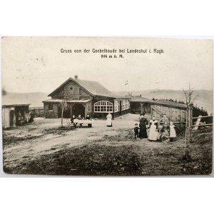 Pohľadnica - Hostel - Bývalý hostinec na Kamennej hore - Goebelbaude
