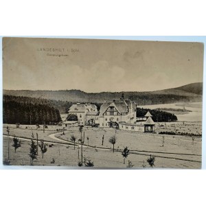 Pocztówka - Kamienna Góra - Genesungsheim - Sanatorium ok. 1927