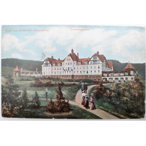 Pohlednice - Kamienna Góra - Sanatorium - kolem roku 1905.