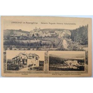 Postkarte - Kamienna Góra - Sanatorium - Collage