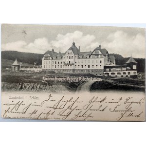 Pocztówka - Kamienna Góra - Sanatorium - ok. 1904
