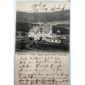 Postkarte - Kamienna Góra - Sanatorium - um 1905 - Briefmarke Bolków