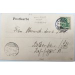Postkarte - Kamienna Góra - Sanatorium - um 1905 - Briefmarke Bolków