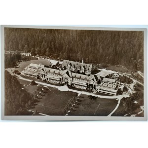 Postkarte - Kamienna Góra - Sanatorium - 1930er Jahre - Vogelperspektive