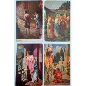 Postcard - Sienkiewicz - Quo Vadis? - 1920s [ 4 cards]