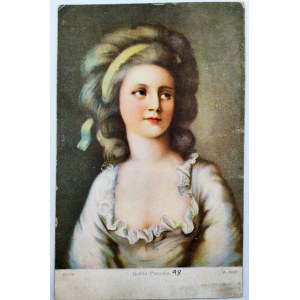 Postcard - Countess Potocka - painter. Anton Graff
