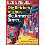 Rafał Olbiński (ur. 1943), The Rich Get Richer, The Poor Get Poorer (ilustracja do okładki czasopisma Der Spiegel nr 40/29.9.97), 1997