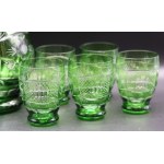 Glass Drink Set, Hortensia Ironworks, 1970s'