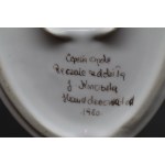 Porcelánové nástenné svietidlo Cepelia Walbrzych 1980