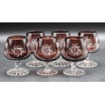Cognac Glasses Hortensia Steelworks 1970's
