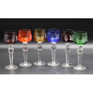 Drink Glasses CORDIALE Hortensia Ironworks 1970s'