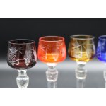 Drink Glasses CORDIALE Hortensia Ironworks 1970s'