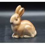 Figurine of the Grey Hare Porcelite Chodzież