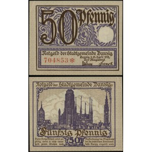 Západní Prusko, 50 fenig, 15.04.1919