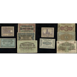 Poľsko, sada 5 bankoviek, 1916-1919
