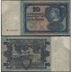 Polsko, 10 zlotých, 2.01.1928