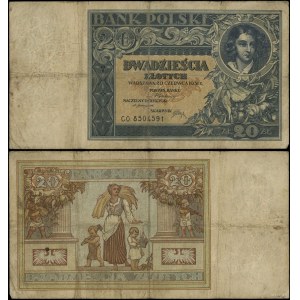 Poland, 20 zloty, 20.06.1931