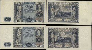 Polska, zestaw: 20 złotych, 11.11.1936