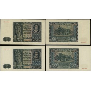 Polen, Satz: 2 x 50 Zloty, 1.08.1941