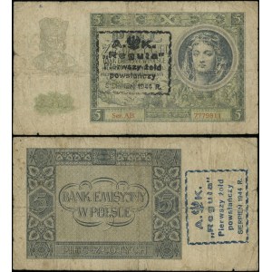 Polsko, 5 zlotých, 1.03.1940