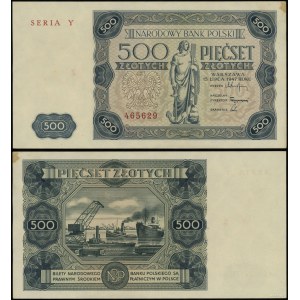 Poland, 500 zloty, 15.07.1947