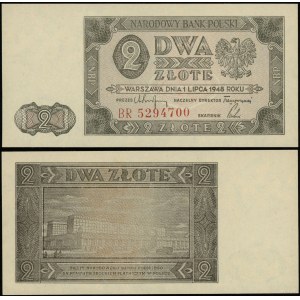 Poľsko, 2 zloté, 1.07.1948