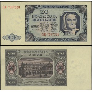 Poland, 20 zloty, 1.07.1948